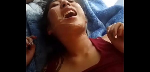  Asian gets a big facial by bbc